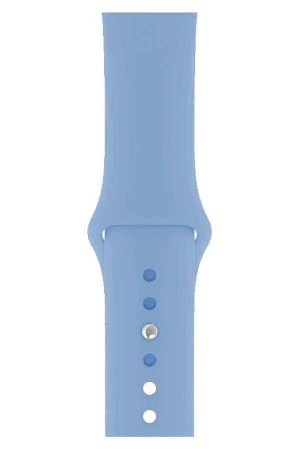Curea Ceas Apple Watch Silicon Clasic Retro Blue - WATCHERS