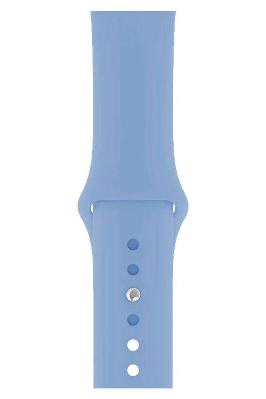 Curea Ceas Apple Watch Silicon Clasic Retro Blue - WATCHERS