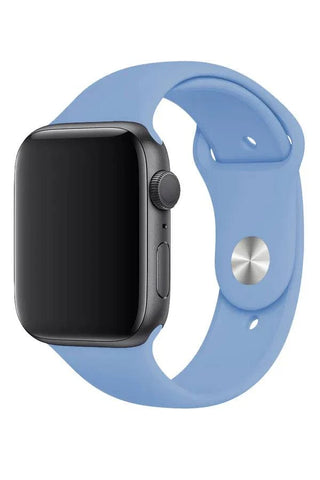 Curea Ceas Apple Watch Silicon Clasic Retro Blue - WATCHERS
