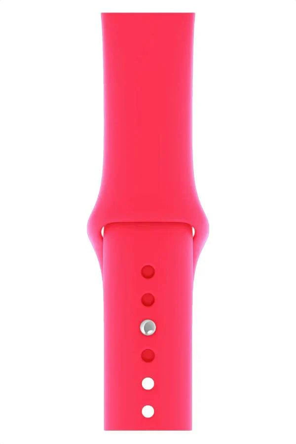 Curea Ceas Apple Watch Silicon Clasic Retro Pink - WATCHERS