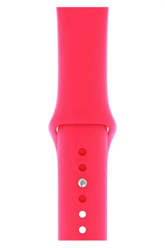 Curea Ceas Apple Watch Silicon Clasic Retro Pink - WATCHERS