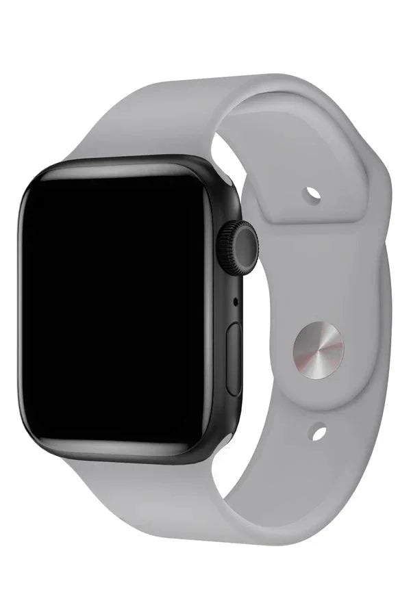 Curea Ceas Apple Watch Silicon Clasic Taupe Gray - WATCHERS