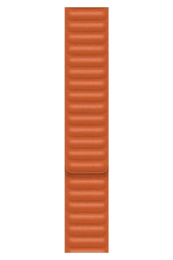 Curea Ceas Apple Watch California Leather Terracotta Orange - WATCHERS