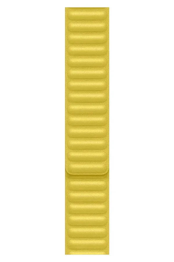 Curea Ceas Apple Watch California Leather Lemon - WATCHERS