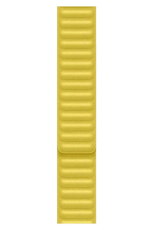 Curea Ceas Apple Watch California Leather Lemon - WATCHERS