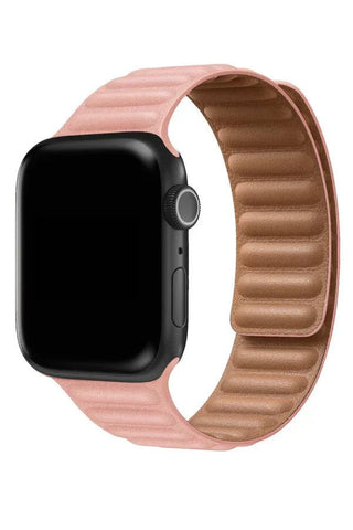 Curea Ceas Apple Watch California Leather Salmon - WATCHERS