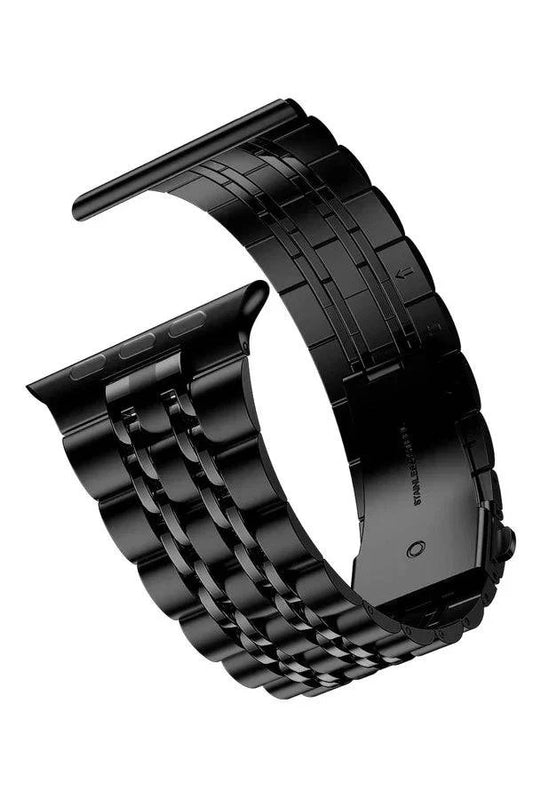 Curea Ceas Apple Watch Steel Acantha Black - WATCHERS