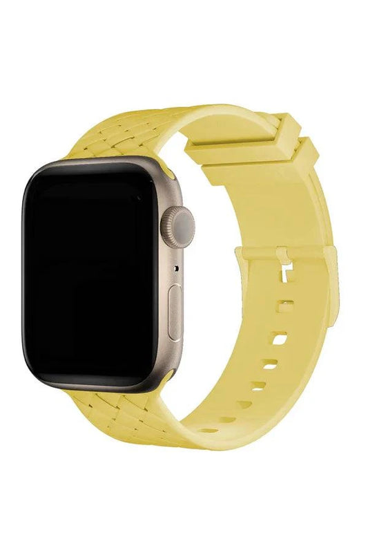 Curea Ceas Apple Watch Silicon Designo Canary - WATCHERS