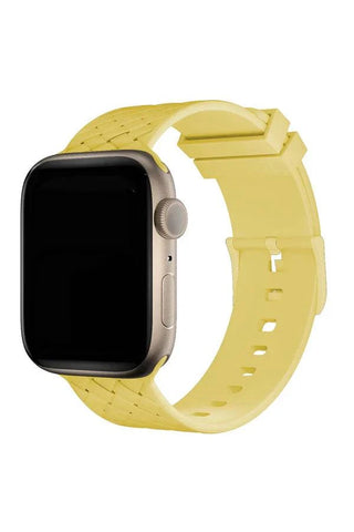Curea Ceas Apple Watch Silicon Designo Canary - WATCHERS