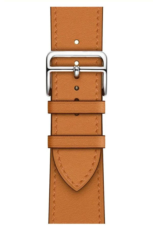 Curea Ceas Apple Watch Leather Monarch Orange - WATCHERS