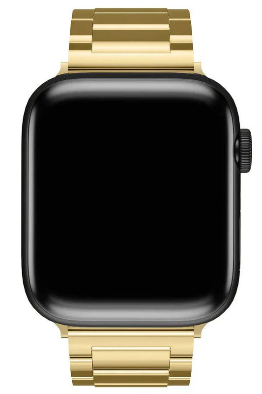 Curea Ceas Apple Watch Steel Gloss Gold - WATCHERS