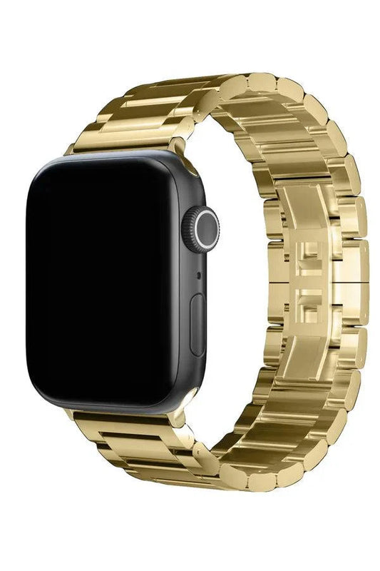 Curea Ceas Apple Watch Steel Gloss Gold - WATCHERS