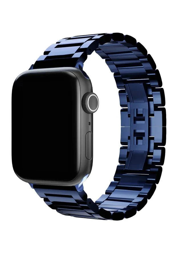 Curea Ceas Apple Watch Steel Gloss Blue - WATCHERS