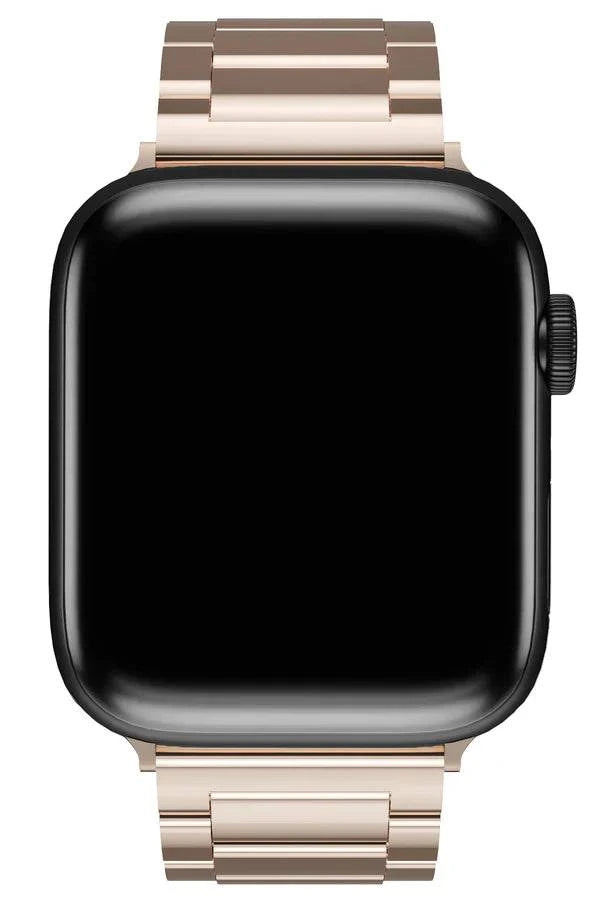Curea Ceas Apple Watch Steel Gloss Rose Gold - WATCHERS