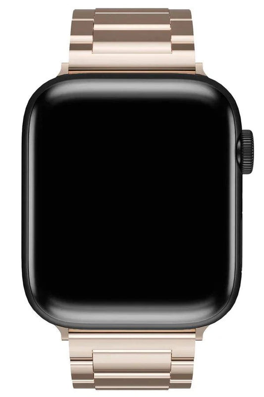 Curea Ceas Apple Watch Steel Gloss Rose Gold - WATCHERS