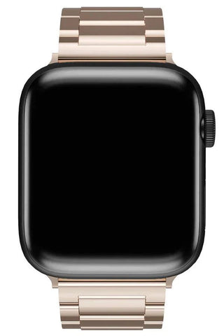 Curea Ceas Apple Watch Steel Gloss Rose Gold - WATCHERS