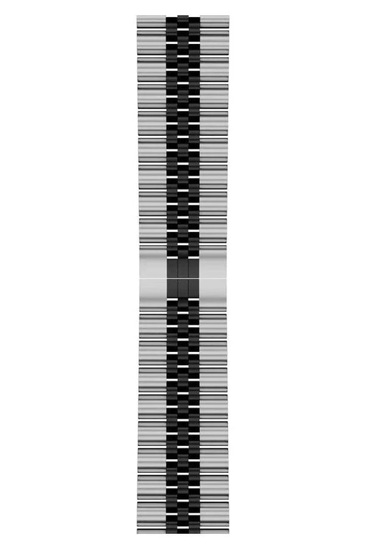 Curea Ceas Apple Watch Steel Regal Silver/Black - WATCHERS