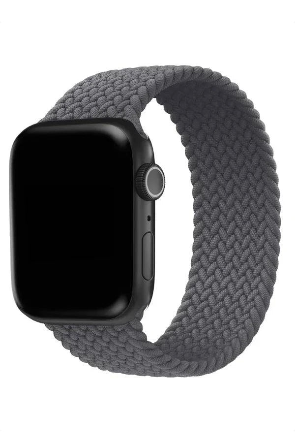 Curea Ceas Apple Watch Braided Jet Gray - WATCHERS