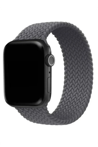 Curea Ceas Apple Watch Braided Jet Gray - WATCHERS