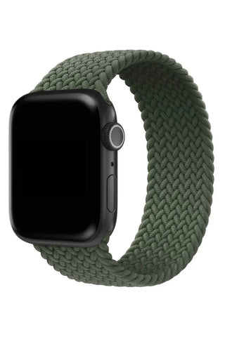Curea Ceas Apple Watch Braided Green Camo - WATCHERS
