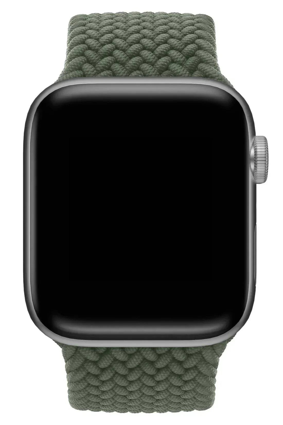 Curea Ceas Apple Watch Braided Green Camo - WATCHERS