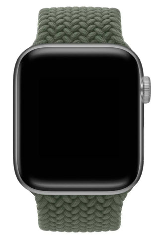 Curea Ceas Apple Watch Braided Green Camo - WATCHERS