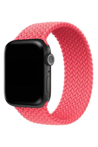 Curea Ceas Apple Watch Braided Coral Pink - WATCHERS