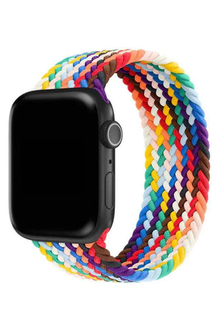 Curea Ceas Apple Watch Braided Rainbow - WATCHERS