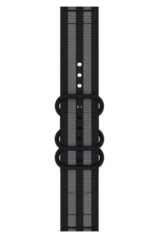 Curea Ceas Apple Watch Nylon Echo Black/Gray - WATCHERS