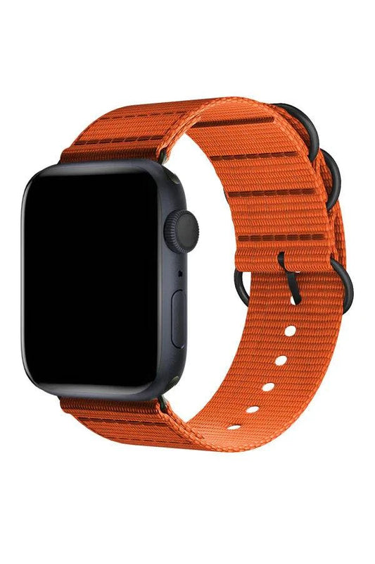 Curea Ceas Apple Watch Nylon Echo Orange - WATCHERS