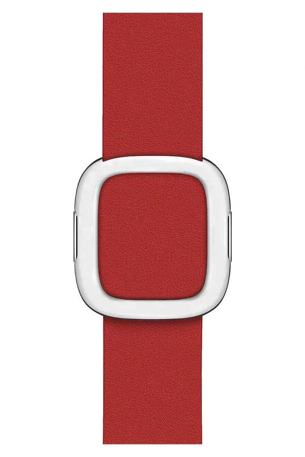 Curea Ceas Apple Watch Leather Harmony Red - WATCHERS