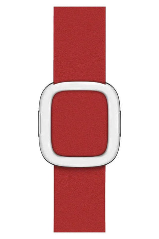 Curea Ceas Apple Watch Leather Harmony Red - WATCHERS