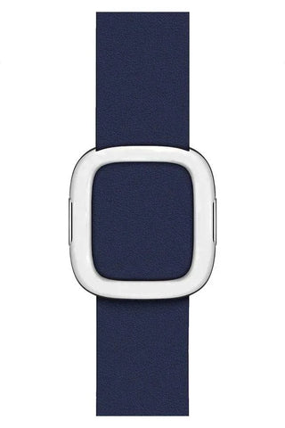 Curea Ceas Apple Watch Leather Harmony Navy Blue - WATCHERS