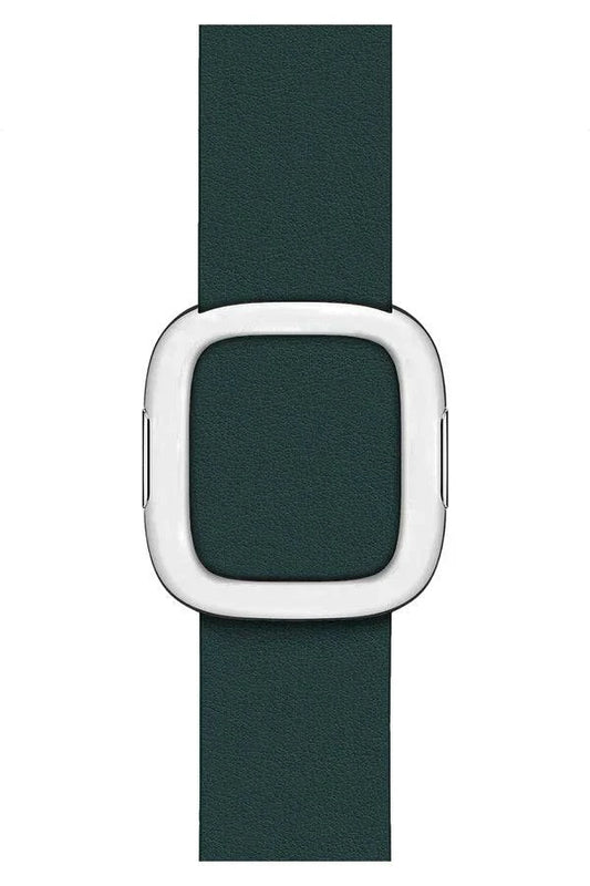 Curea Ceas Apple Watch Leather Harmony Green - WATCHERS