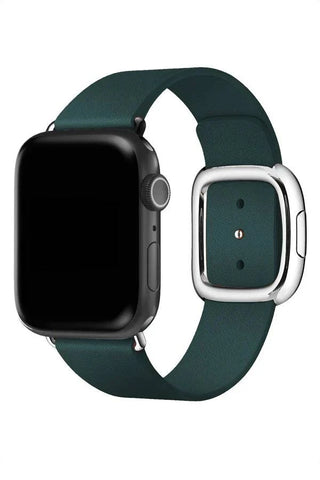 Curea Ceas Apple Watch Leather Harmony Green - WATCHERS