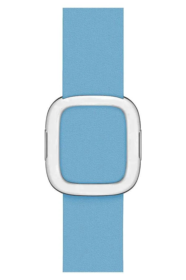 Curea Ceas Apple Watch Leather Harmony Coral Blue - WATCHERS