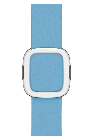 Curea Ceas Apple Watch Leather Harmony Coral Blue - WATCHERS