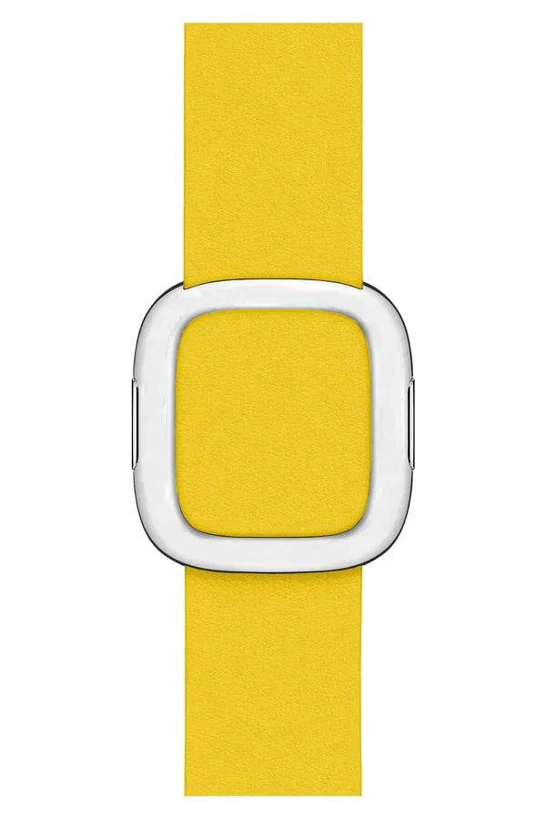 Curea Ceas Apple Watch Leather Harmony Yellow - WATCHERS