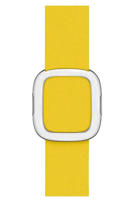 Curea Ceas Apple Watch Leather Harmony Yellow - WATCHERS