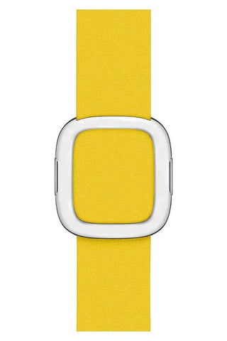 Curea Ceas Apple Watch Leather Harmony Yellow - WATCHERS