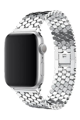 Curea Ceas Apple Watch Steel Thalassa Silver - WATCHERS