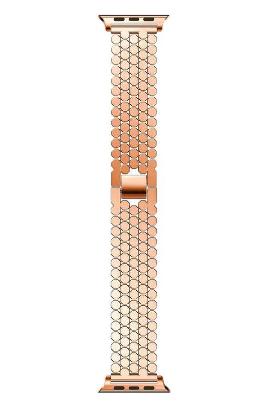 Curea Ceas Apple Watch Steel Thalassa Rose Gold - WATCHERS