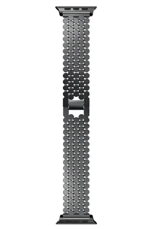 Curea Ceas Apple Watch Steel Thalassa Black - WATCHERS