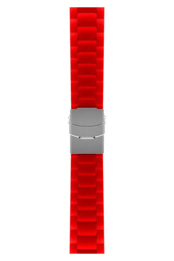 Curea Ceas Apple Watch Silicon Buckle Red - WATCHERS