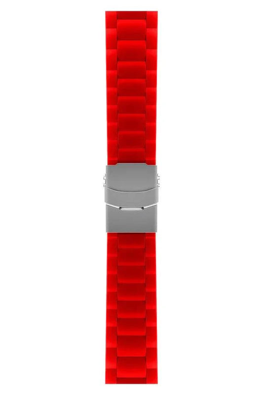 Curea Ceas Apple Watch Silicon Buckle Red - WATCHERS