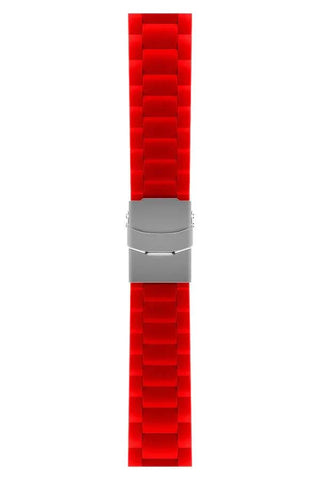 Curea Ceas Apple Watch Silicon Buckle Red - WATCHERS