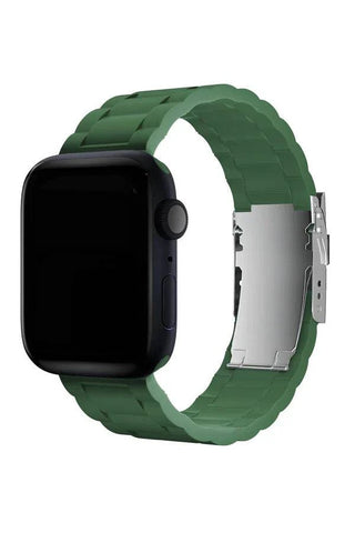 Curea Ceas Apple Watch Silicon Buckle Green - WATCHERS