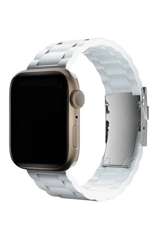 Curea Ceas Apple Watch Silicon Buckle White - WATCHERS