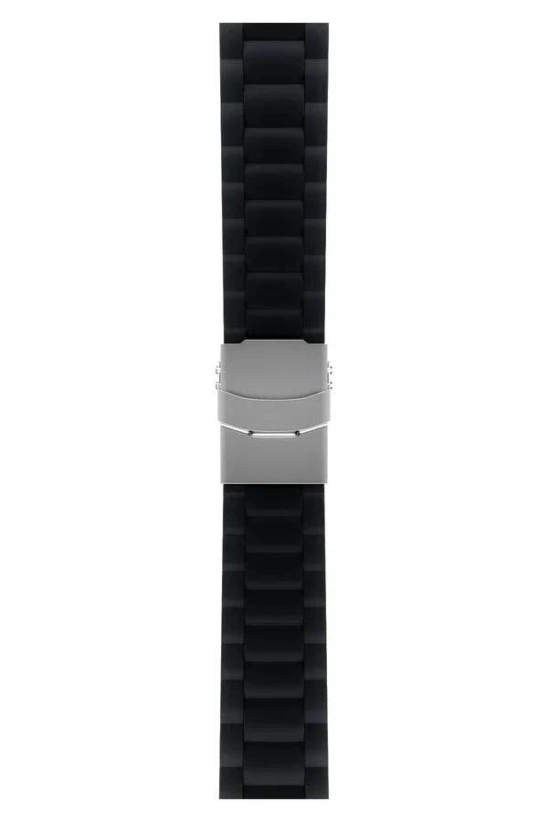 Curea Ceas Apple Watch Silicon Buckle Black - WATCHERS