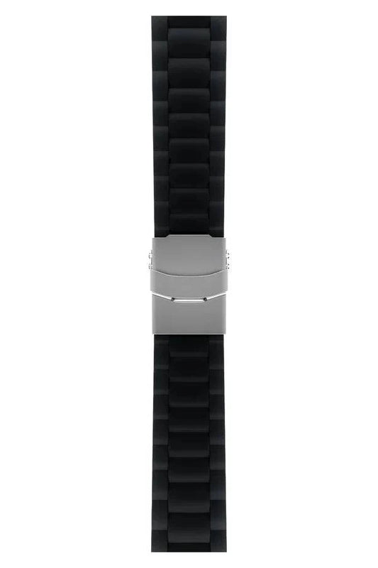 Curea Ceas Apple Watch Silicon Buckle Black - WATCHERS